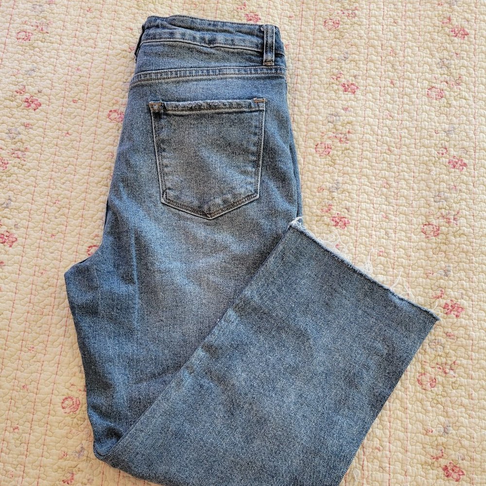 Nicole Miller High Rise Skinny Crop Jeans